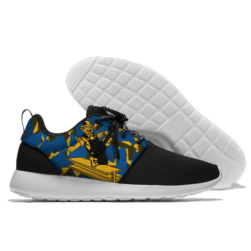 Women's NFL Pittsburgh Steelers Roshe Style Lightweight Running Shoes 006